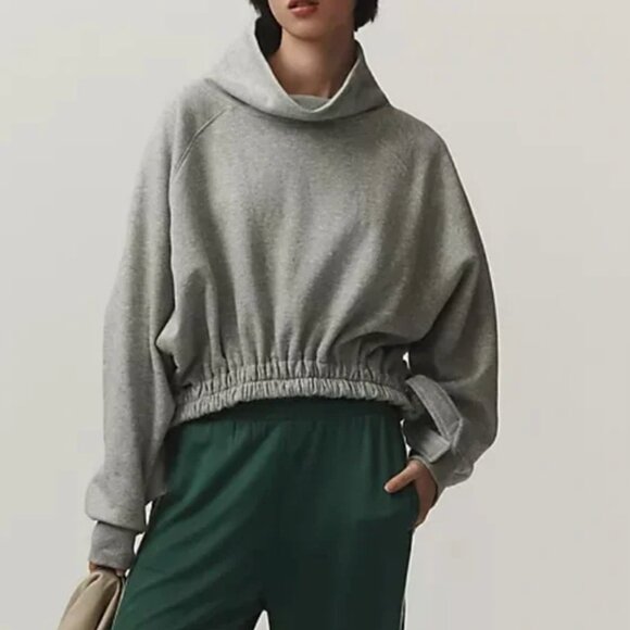 Anthropologie Daily Practice Long-Sleeve Funnel Neck Sweatshirt size L - Picture 1 of 7